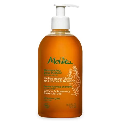 Melvita Gentle Purifying Shampoo Lemon & Rosemary Essential Oils (For ...