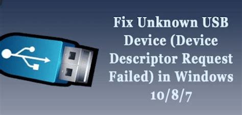Image result for Fix USB Device Descriptor Failure