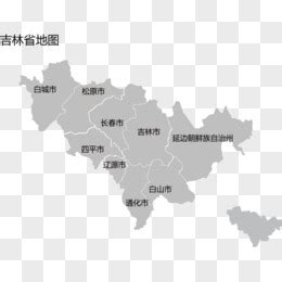 吉林省矢量地图图片免费下载_PNG素材_编号1kxi589yl_图精灵