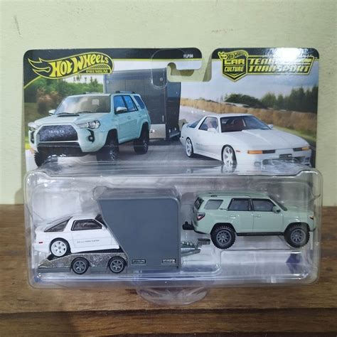 Jual Hot Wheels Team Transport 18 Toyota 4Runner HIjau 89 Toyota Supra ...