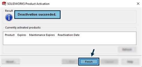 Image result for Deactivate SolidWorks License