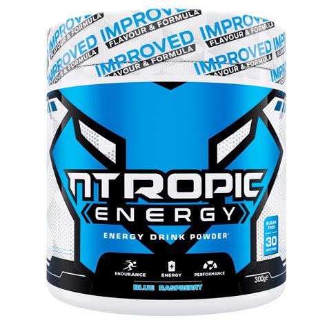 Buy NTROPIC ENERGYPremium Energy Drink Powder - Blue Raspberry ...