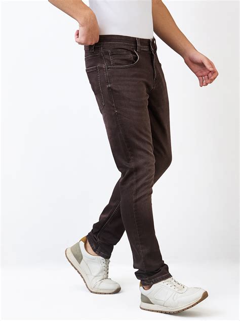 Men Slim Fit Low Rise Cotton Jeans