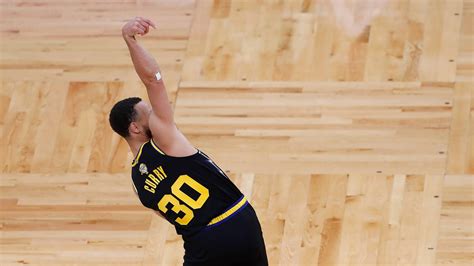 Download Steph Curry Wearing Black Golden State Jersey Wallpaper ...