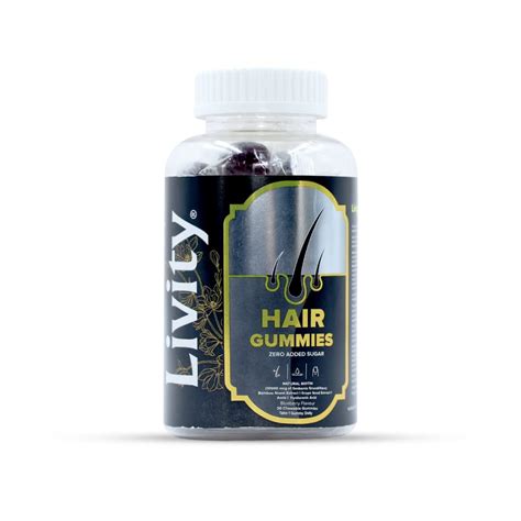 Livity Biotin Gummies for Hair | Biotin, Amla, Bamboo Shoot and ...