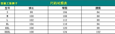 裤子34码是多大腰围（XL是多大尺码裤子尺码对照表）