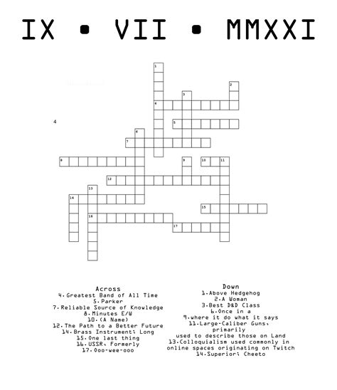 A Crossword Puzzle. ・ popular.pics ・ Viewer for Reddit
