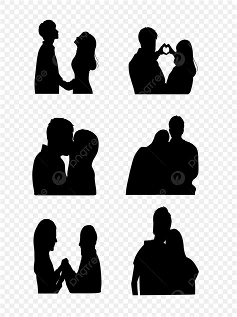 Black Couple Silhouette