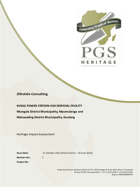 Fillable Online Kusile power plant project, South Africaupdate Fax ...