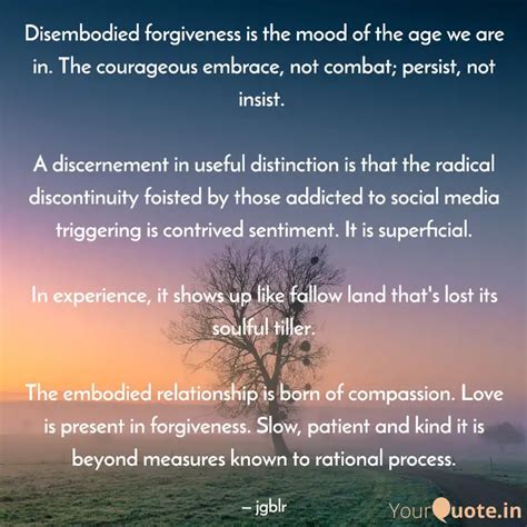 Disembodied forgiveness i... | Quotes & Writings by Joseph George ...
