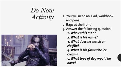 Image result for Do Now Activity Examples