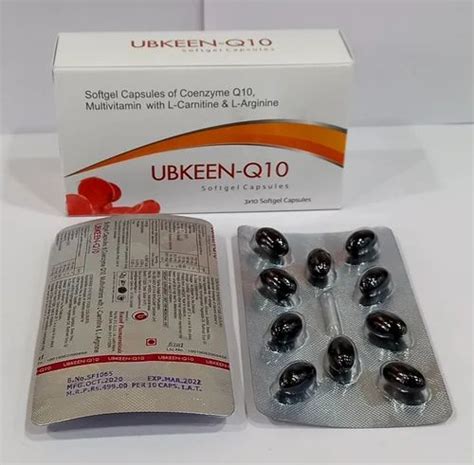 Pharma Capsules - Softgel Capsules Coenzyme Q10 Multivitamin L ...