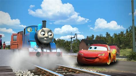 Thomas Meets Lightning McQueen by Emil762 on DeviantArt