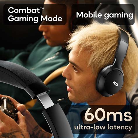 GOBOULT Q 70Hr, ENC Mic, 40mm Bass Boosted Drivers, 4EQ Modes, 5.4v ...