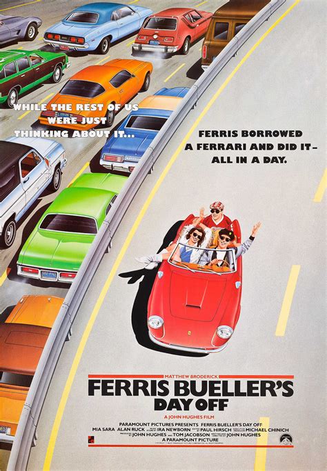 FERRIS BUELLER'S DAY OFF | Best movie posters, Ferris bueller, Film ...