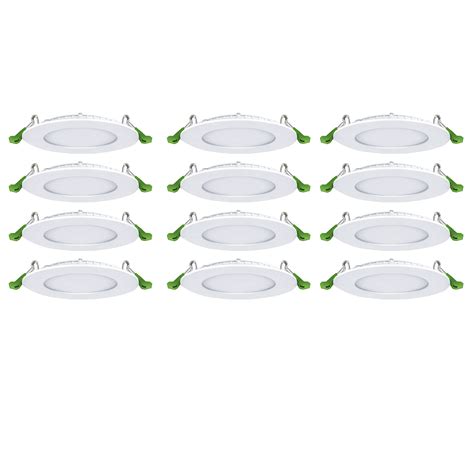 Buy Ovo O-SL4-WH-3K-12 LED Ultra Recessed Slim Panel Light with ...