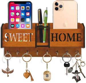 Craftzo Key Holder For Wall /Mobile Holder/Phone Stand /Home Decor ...