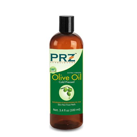 Buy PRZ Extra Virgin Olive Cold Pressed Carrier Oil - Pure Natural ...