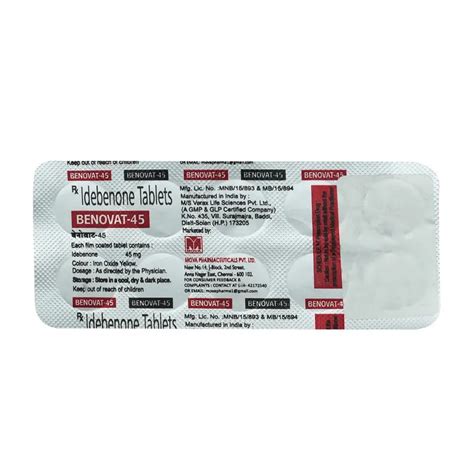 Buy Benovat 45 mg Tablet online | Uses, Side Effects, Price and ...