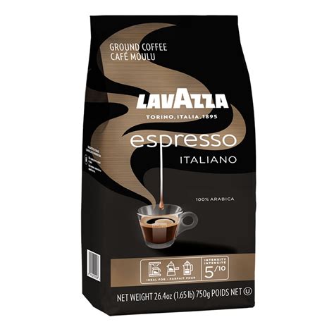 Lavazza Espresso Ground Coffee 100% Arabica (26.4 oz) | Coffee grounds ...