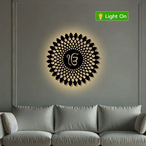 Ikk Onkaar Sacred Sikh Symbol Metal Art Wall Decor – Vibecrafts