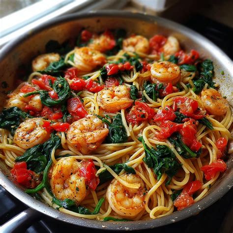 Tomato Spinach Shrimp Pasta: 5 Steps to Comforting Bliss