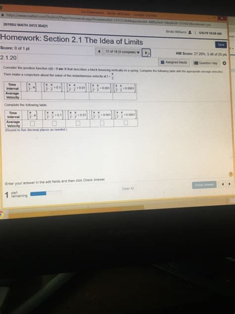 Image result for Williams Homework