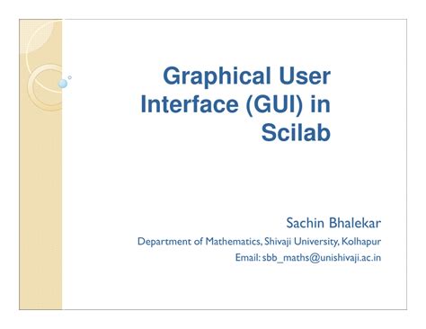 Image result for Scilab GUI Examples