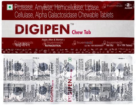 Digipen Chew | Order Digipen Chew Tablet Online at Truemeds