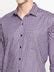 Copperline Men Navy Blue Checks Formal Shirt - Crosscreek