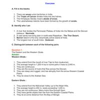 Selina Textbook Solutions: India Location, Extent, Political and ...