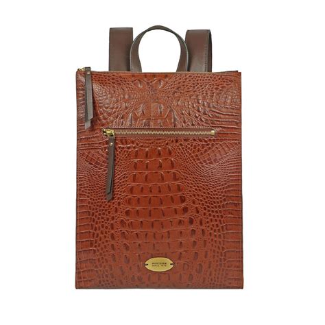 Buy Hidesign Spruce 05 Sb Baby Croco Backpack Brown (M) Online