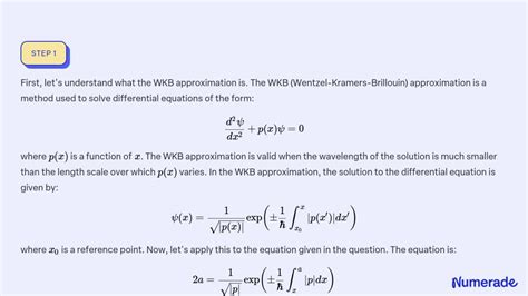 Image result for WKB Approximation