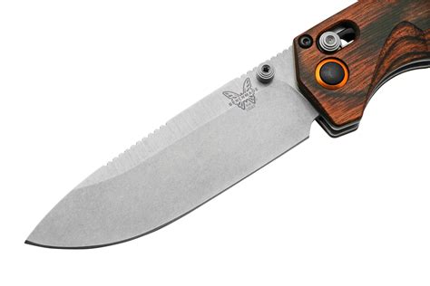 Benchmade Grizzly Creek 15062, S30V, wood, hunting pocket knife ...
