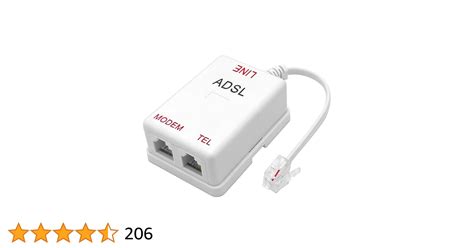ADSL Modems & Routers DSL Computer Modems 5x ADSL/DSL Modem Splitter ...