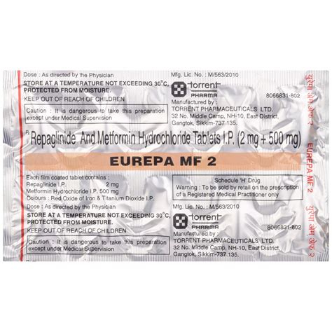 Eurepa MF 2 - Strip of 10 Tablets : Amazon.in: Health & Personal Care