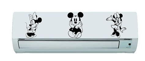 VVWV Minnie Mouse AC Sticker Air Conditioner Split Decals for Home ...