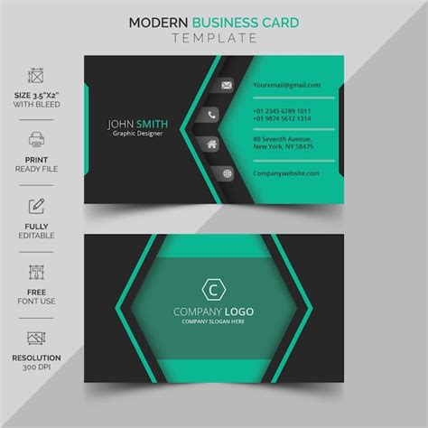Business Card Template Photoshop 的图像结果