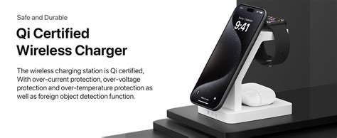 eller santé® Wireless Charger 3-in-1 23W Magnetic Mag-Safe for iPhone ...
