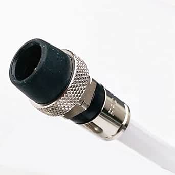 PHAT SATELLITE INTL - White Solid Copper RG6 Coax Cable 18AWG Core 3GHz ...