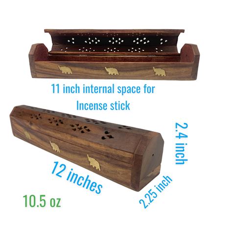 Buy LoveNspire Wooden Incense Holder, Palo Santo, Ash Burner, Catcher ...