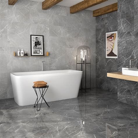 Grey Shiny Floor Tiles - Lowest Prices at Direct Tile Warehouse