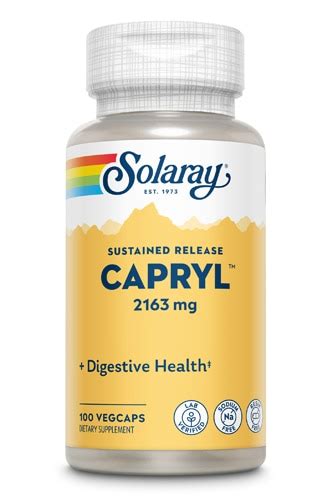 Solaray Capryl™ -- 100 Vegetarian Capsules - Vitacost