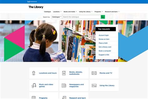 Library Website Design 的图像结果