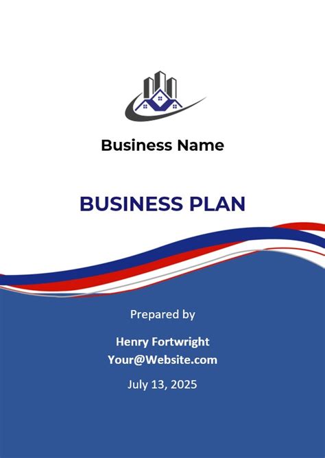 Generic Business Plan Template 的图像结果