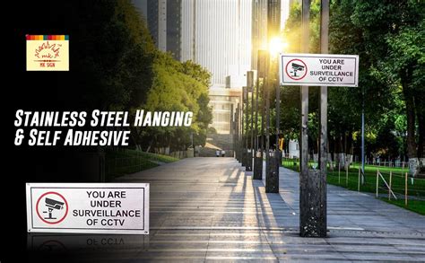MK SIGN Stainless Steel Hanging & Self Adhesive You are Under ...