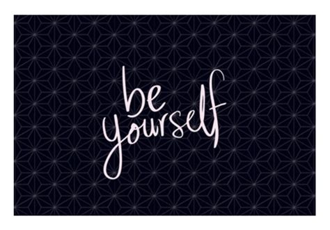 Be Yourself Wall Art – PosterGully