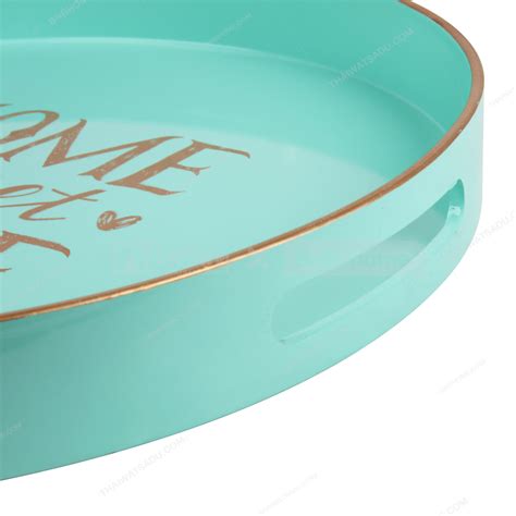 ถาดพลาสติกทรงกลม (ใหญ่) KASSA HOME รุ่น HRT191186 ขนาด 37 x 37 x 4 ซม. ...