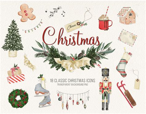 Retro Holiday Clip Art