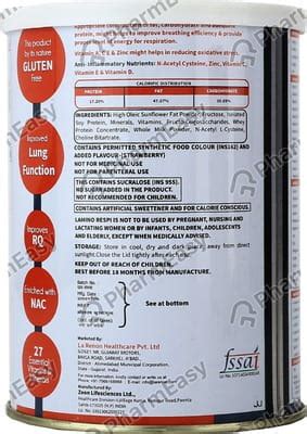Buy Lamino Respi Strawberry Flavour Sugar Free Tin Of 200gm Powder ...